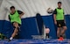 Team Minot Airmen compete in a soccer match during the Summer Games at Minot Air Force Base, North Dakota, Aug. 22, 2025. The Summer Games is an annual event at Minot AFB featuring a variety of sporting competitions designed to strengthen camaraderie and foster teamwork across Team Minot.