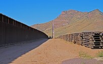 An image of the border barrier.