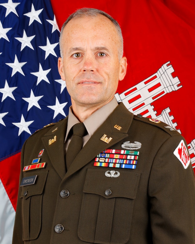 Col. Eric R. Swenson command photo, U.S. Army Corps of Engineers, North Atlantic Division.