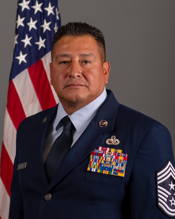 BIO PHOTO - Chief Master Sgt. Cruz A. Rosales