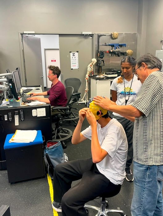 SAN DIEGO (July 17, 2025) Shreya Singh interned for Naval Health Research Center’s (NHRC) Warfighter Laboratory under the mentorship of senior neuroscientist, Dr. Wiemen Zheng, where Singh worked on a project exploring AI and machine learning models to decode visual images from EEG signal datasets collected at NHRC. NHRC, part of Navy Medicine Research & Development, supports Navy, Marine Corps, and joint U.S. warfighter health readiness and lethality with research and development that delivers high-value, high-impact solutions to the health and readiness challenges U.S. military population faces on the battlefield, at-sea, home and abroad. (U.S. Navy photo by John Marciano)