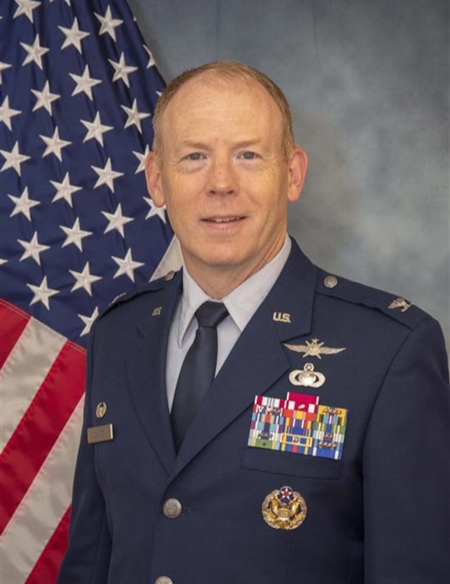 Airman in dress uniform