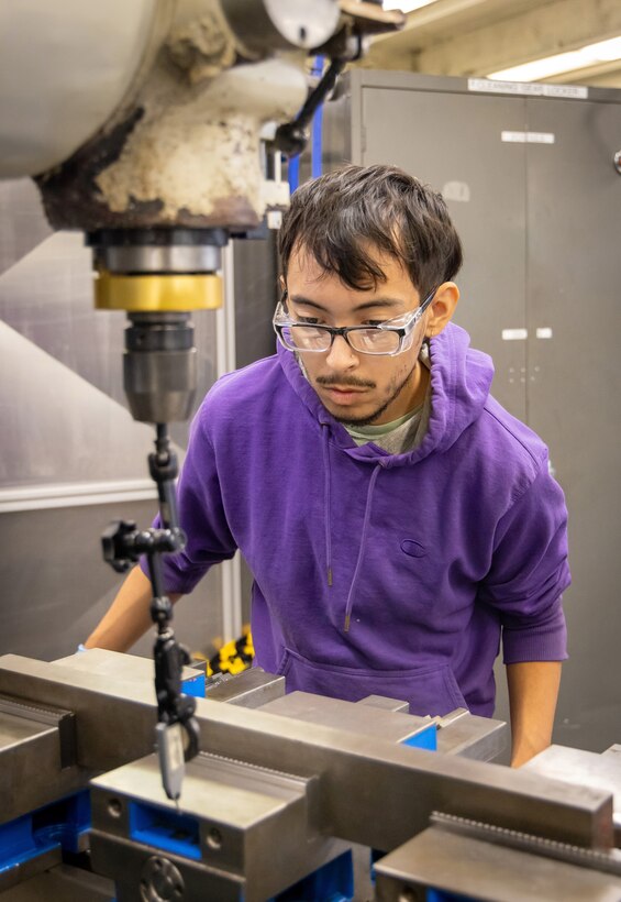 Elias Cardenes, Mechanic,Shop 31, Inside Machinist
“We make the parts that a lot of stuff depends on. None of it works without the small, precise parts we make. It's one of those jobs where people might not always see it, but it plays a huge role in the bigger picture.”