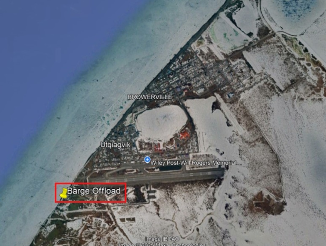 Barrow Coastal Erosion Project Offloading Zone