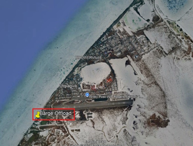 Barrow Coastal Erosion Project Offloading Zone