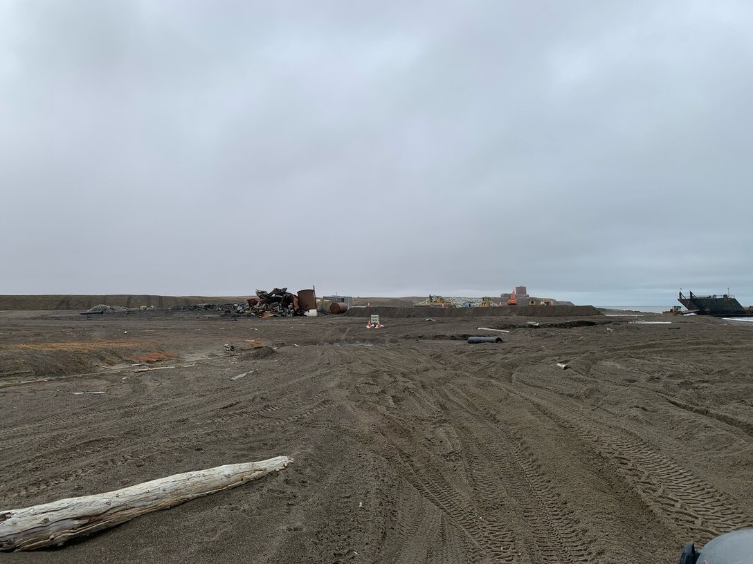 Barrow Coastal Erosion Project Offloading Zone