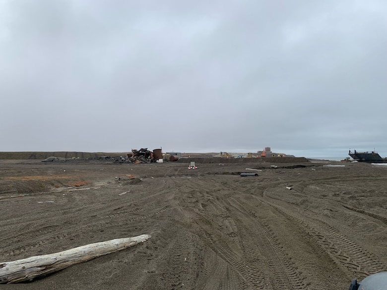 Barrow Coastal Erosion Project Offloading Zone