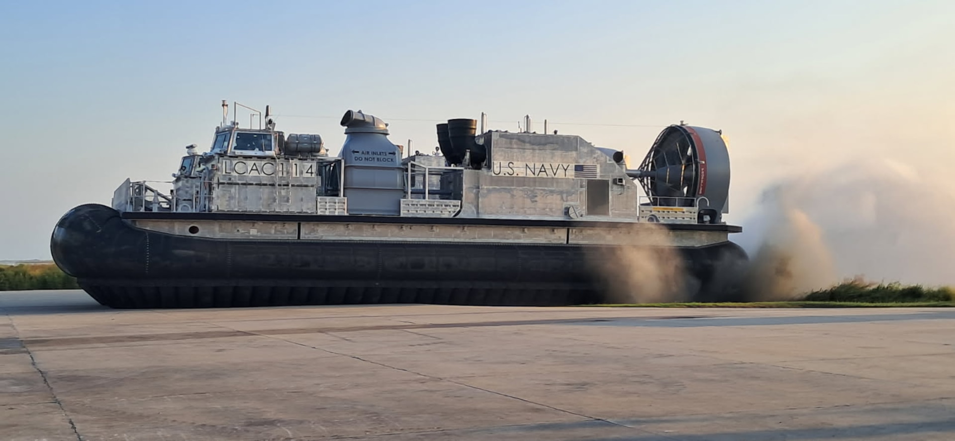 U.S. Navy has accepted delivery of Landing Craft, Air Cushion (LCAC) 114.