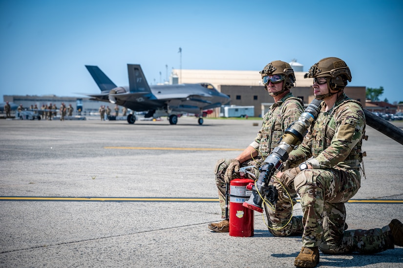 103d Provides Rapid Fighter Jet Refueling & Rearming in Record Time with C-130H