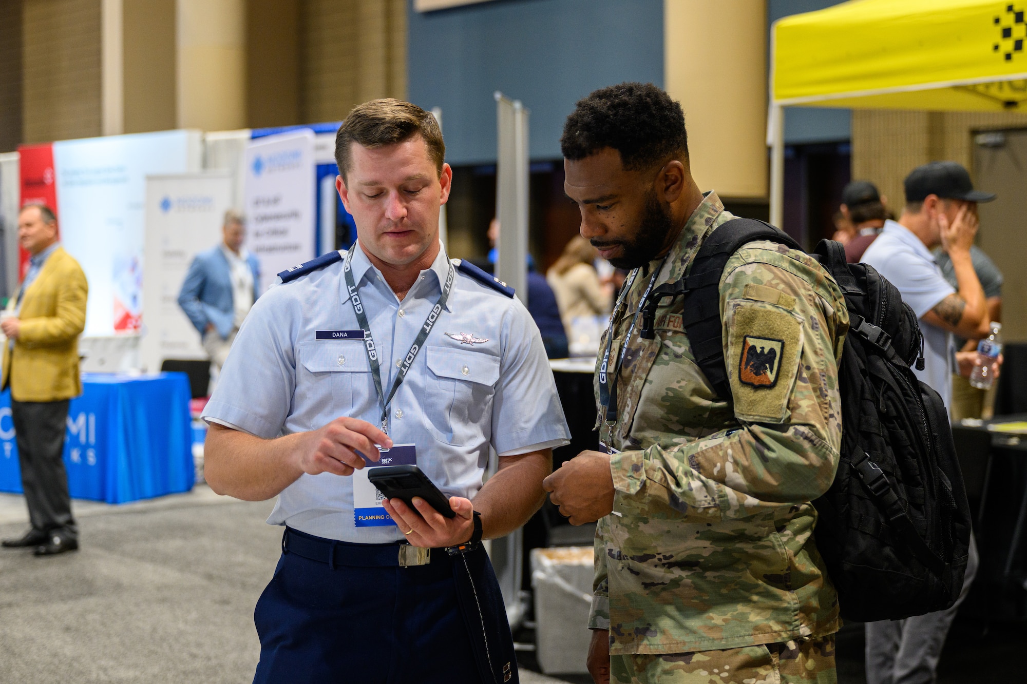 The Department of the Air Force Information Technology and Cyberpower Training and Education Event (DAFITC) took place in Montgomery, AL from August 25-27, 2025.  DAFITC brings thousands of Air Force peers, along with private sector leaders in the IT and cyber security field to network, discuss, connect, and learn about the newest and most prevailing threats to our global networks and national defense.  (U.S. Air Force photo by Damien Thomas)