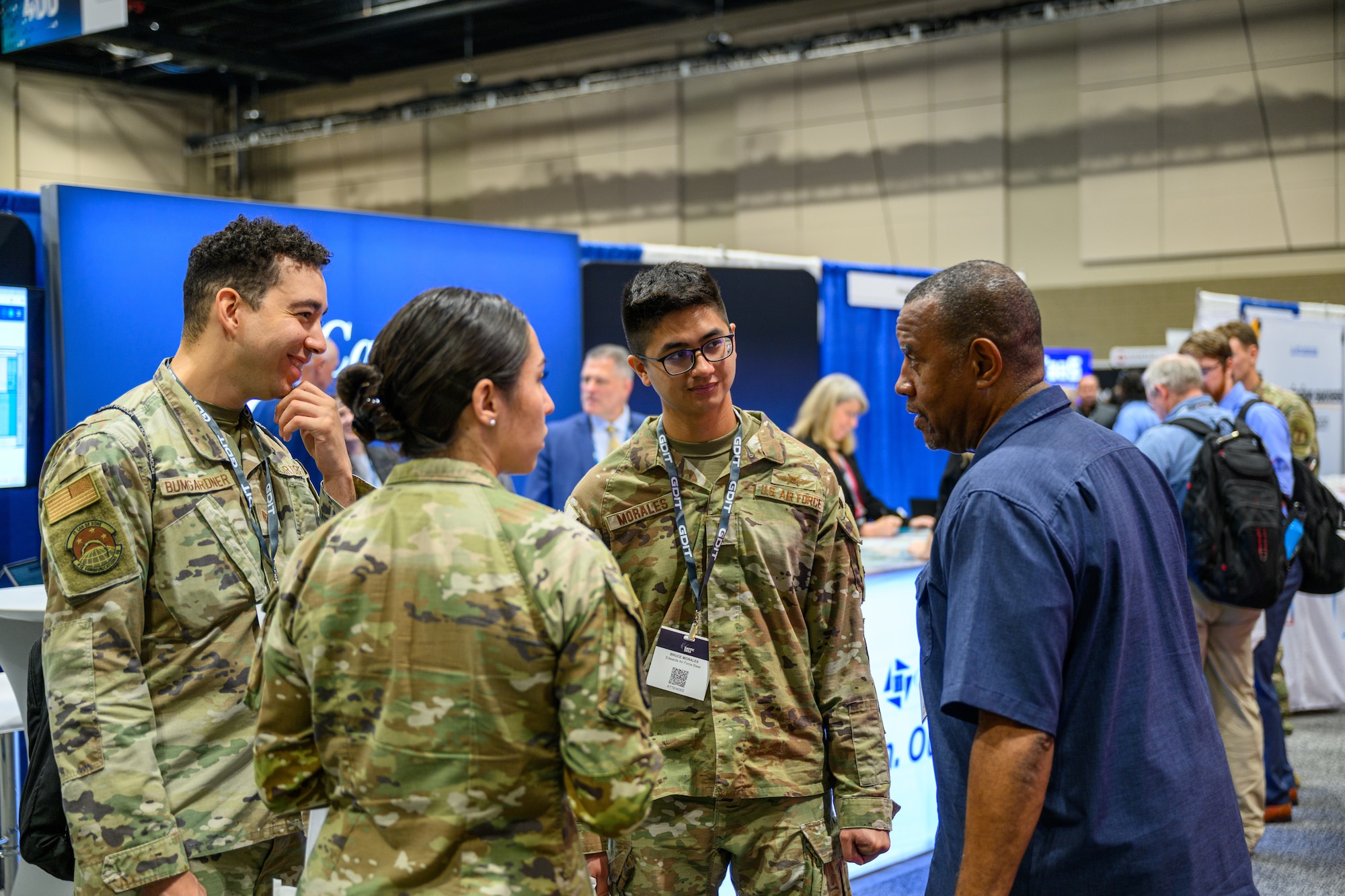 The Department of the Air Force Information Technology and Cyberpower Training and Education Event (DAFITC) took place in Montgomery, AL from August 25-27, 2025.  DAFITC brings thousands of Air Force peers, along with private sector leaders in the IT and cyber security field to network, discuss, connect, and learn about the newest and most prevailing threats to our global networks and national defense.  (U.S. Air Force photo by Damien Thomas)