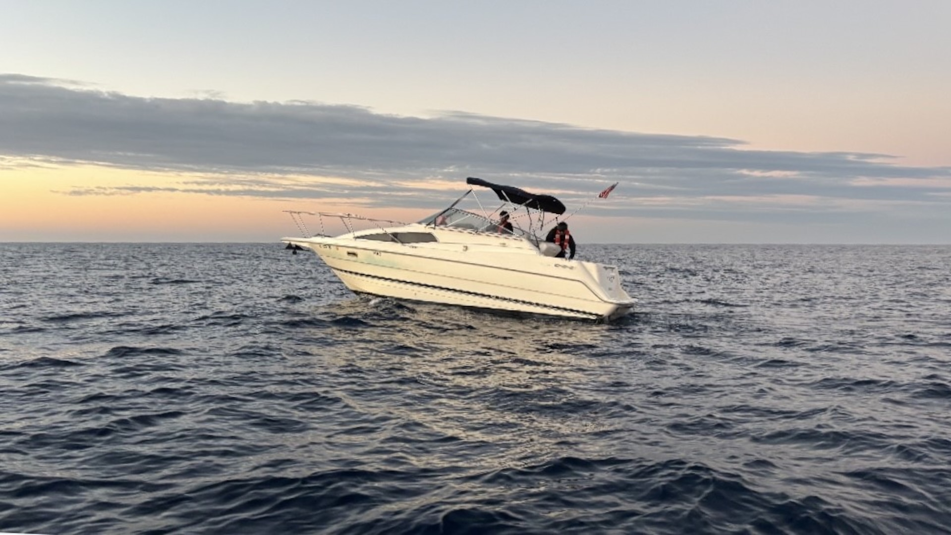The crew of the Coast Guard Cutter Forrest Rednour (WPC-1129) interdicted 19 aliens aboard a 25-foot cuddy cabin approximately 23 miles west of Point Loma, California, Thursday.