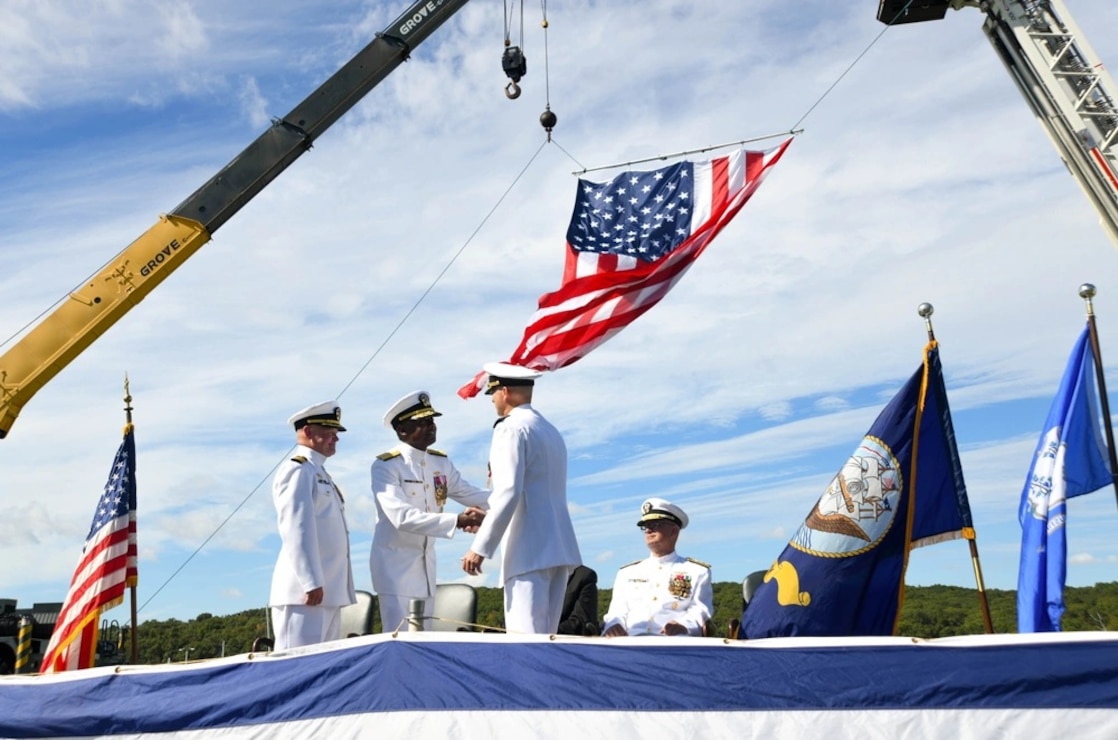Known as the “Home of the Submarine Force” and located in the “Submarine Capital of the World” SUBASE New London is Connecticut’s U.S. Naval Base supporting the Department of War’s laser focus on readiness, lethality and warfighting, providing the facilities and services to deploy combat-ready submarines and their crews, along with training a corps of professional submariners. SUBASE and Navy Team New London remain committed to uplifting the mantle of “The First and Finest,” everyday. (U.S. Navy photo by Mass Communication Specialist 2nd Class Lucas J. Hastings)