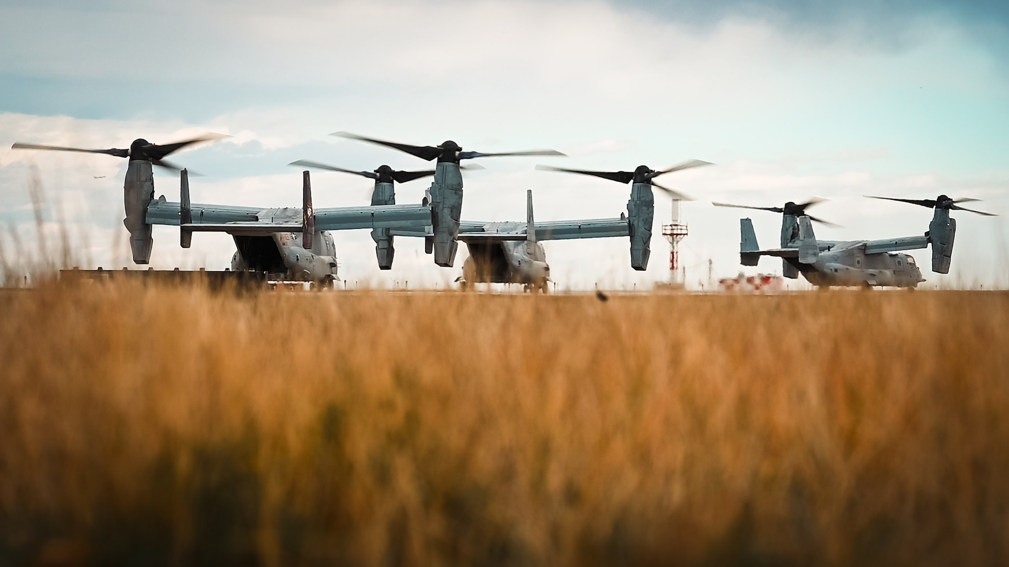 planes sit on flightline