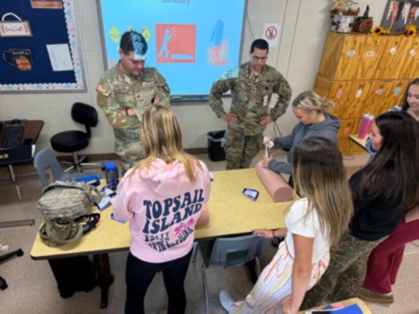 Franklin Army Recruiters empower local students