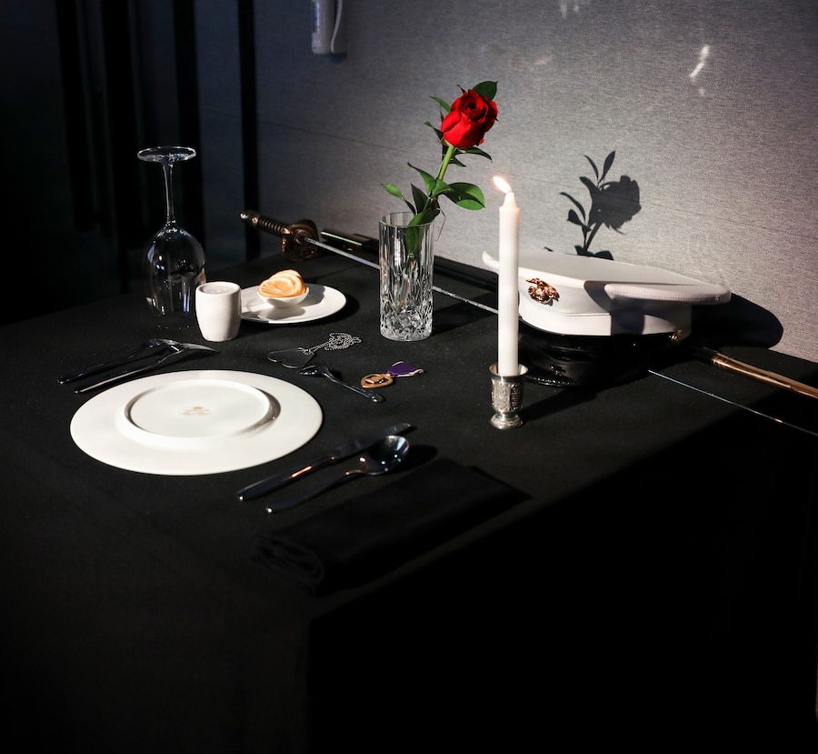 A POW/MIA remembrance table, also known as the Fallen Comrade Table, is displayed during U.S. Marine Corps Forces, Korea’s 250th Marine Corps birthday ball in Seoul, South Korea, Nov. 21, 2025. Founded on November 10, 1775, the United States Marine Corps has served our nation honorably in every clime and place for 250 years. Throughout 2025, Marines across the globe will celebrate the 250th birthday of the Corps, commemorating service, sacrifice, and priding themselves on living ‘Semper Fidelis’ or ‘Always Faithful’ to their nation and to each other. (U.S. Army photo by Cpl. Park Seongho)