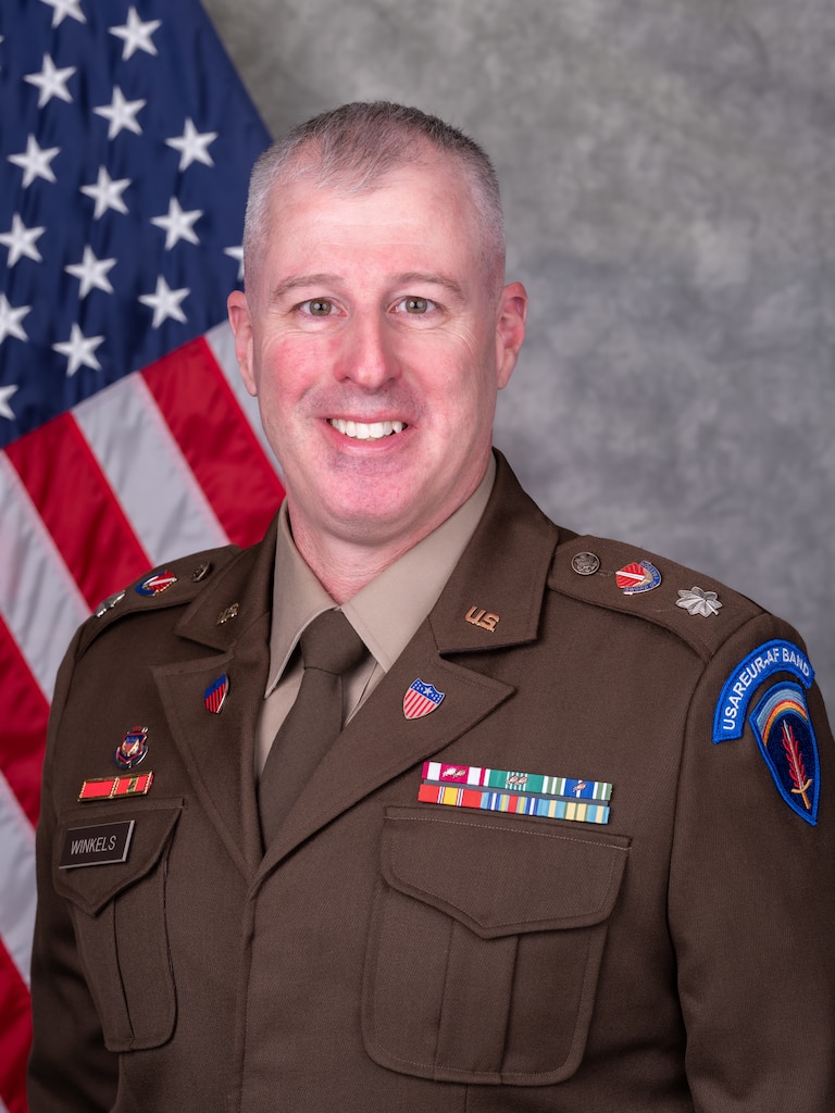 LTC Richard A. Winkels, Commander of U.S. Army Europe and Africa Band and Chorus