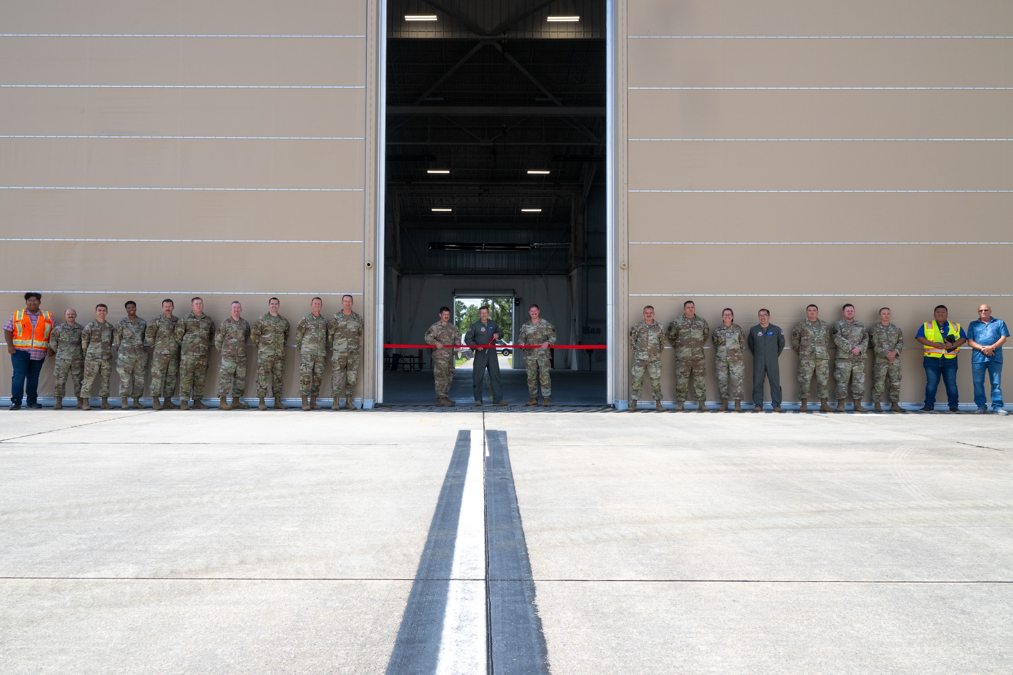 Group of people pose for a photo.