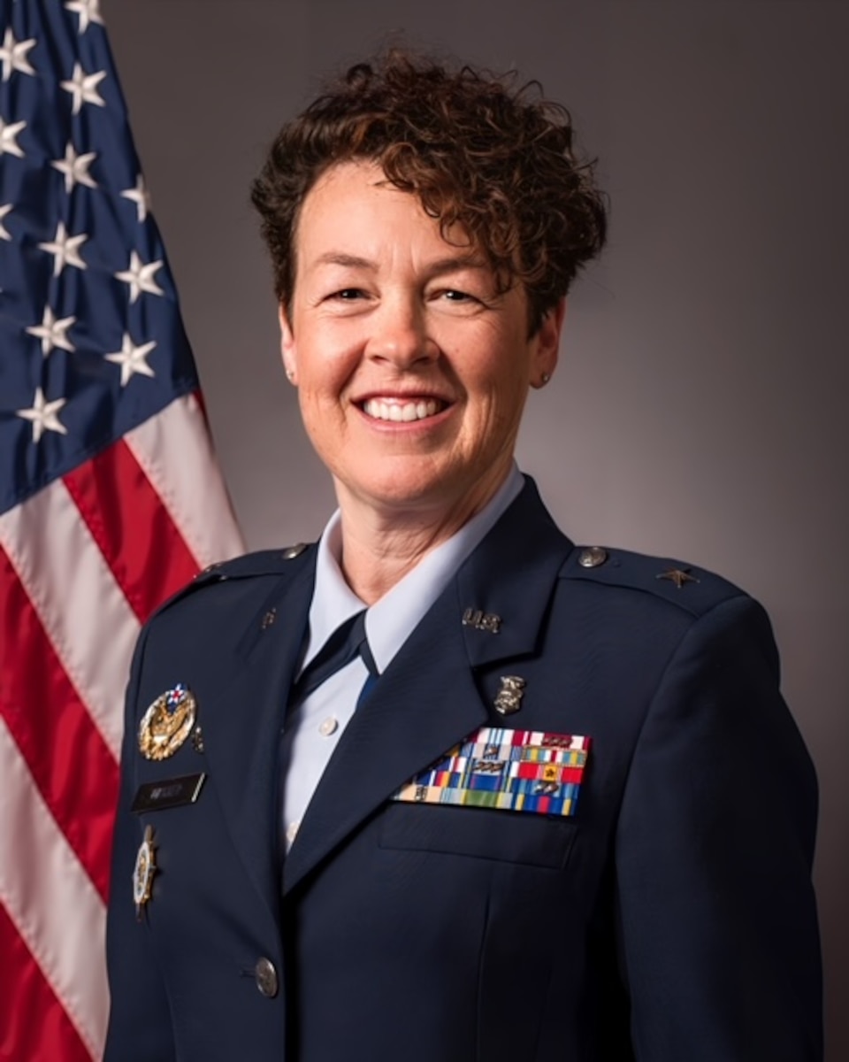 This is the official portrait of Brig. Gen. Michelle L. Wagner.