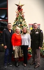Gold Star Mission President Barry Tobias, U.S. Army Survivor Outreach Services Coordinator Michelle Rutherford, Gold Star Mother Vonda Rodgers, and Brig. Gen. Lenny Williams, the Assistant Adjutant General of the Illinois National Guard and Commander of the Illinois Army National Guard, pose for a photo.