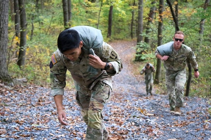 Seven Pennsylvania Army National Guard Soldiers completed tryouts at Fort Indiantown Gap, Pa. Oct. 22, 2025, earning their place in a best squad competition scheduled for March 2026 in Lithuania. (U.S. Army National Guard photo by Sgt. 1st Class Shane Smith)