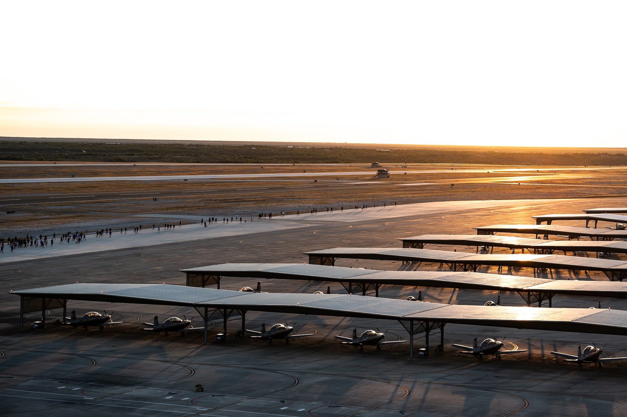 Team XL gathered on the flightline for XL Day on Nov. 26, featuring a 5K Turkey Trot and a Wing all-call to recognize third quarter accomplishments.
