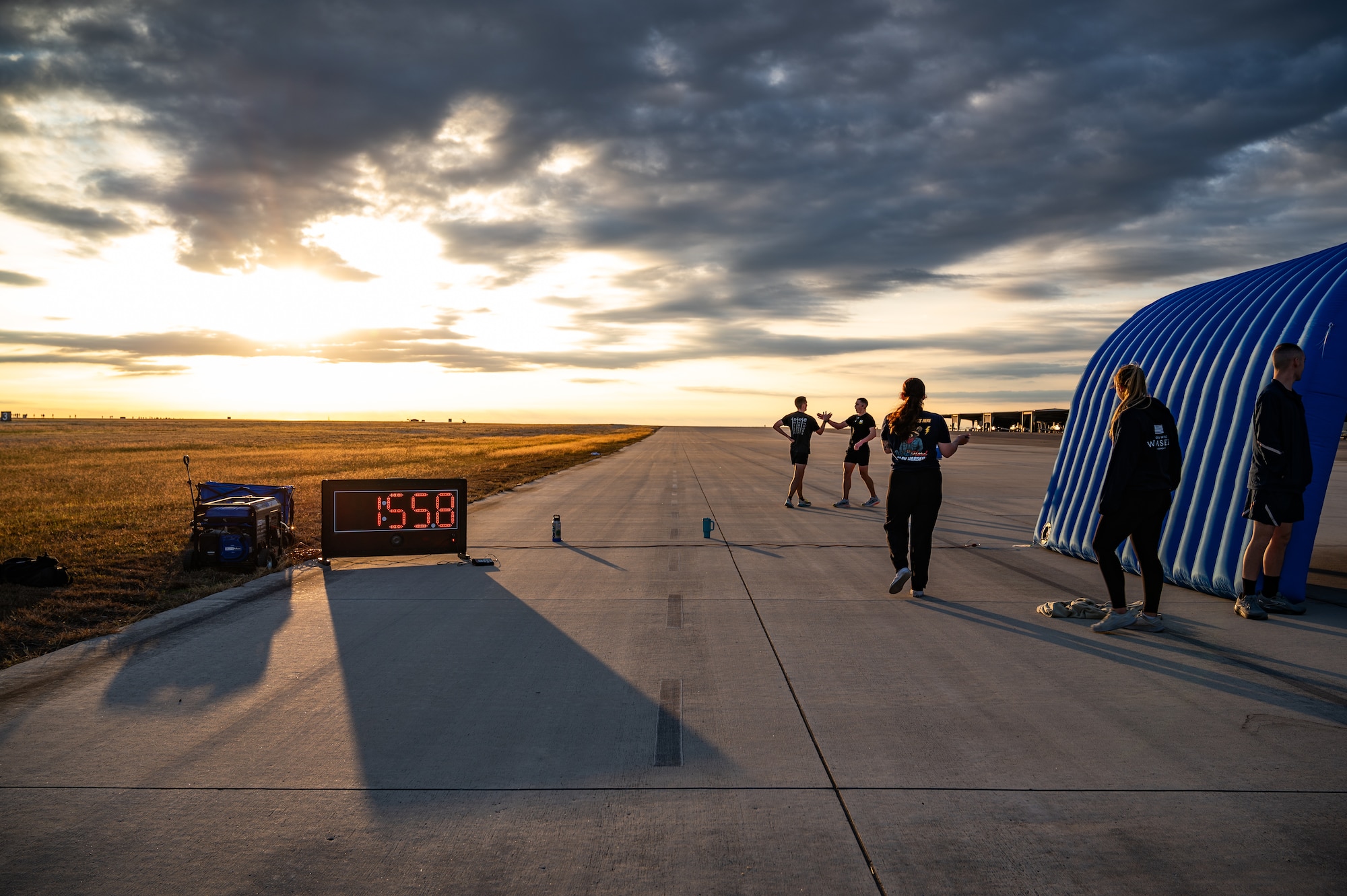 Team XL gathered on the flightline for XL Day on Nov. 26, featuring a 5K Turkey Trot and a Wing all-call to recognize third quarter accomplishments.