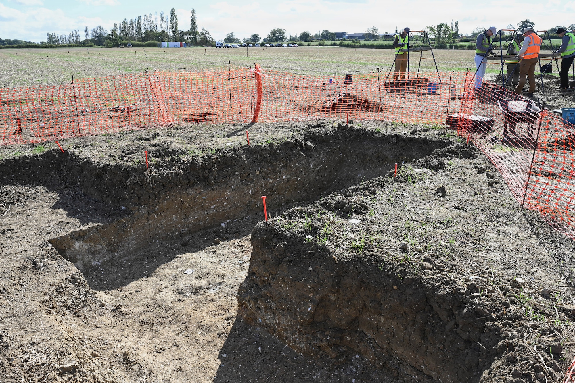 Almost 5,000 artefacts and small aircraft parts relating to the crash have been discovered by archaeologists, in partnership with the Defense POW/MIA Accounting Agency. Active-duty and retired U.S., Canadian and U.K. military volunteers, along with local community volunteers, helped locate evidence of the aircraft over a six-week period, as part of an investigation of the crash site of World War II U.S. Army Air Forces pilot, 2nd Lt. Lester Lowry, and his aircraft.