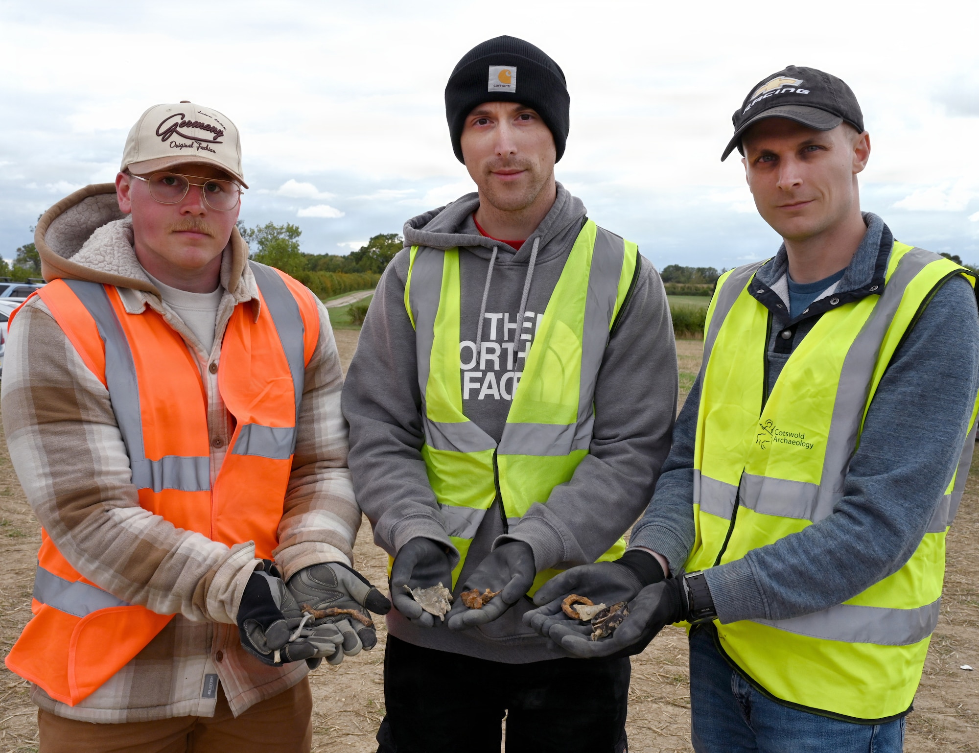 The area is a crash site of a World War II U.S. Army Air Forces P-47 Thunderbolt which went down Jan. 26, 1944, during a training flight from RAF Bodney, Norfolk. The aim of the recovery, led by Cotswold Archaeology in partnership with the Defense POW/MIA Accounting Agency, was to locate evidence from the aircraft and, if possible, recover remains related to its young pilot – 2nd Lt. Lester Lowry – for repatriation to the United States.