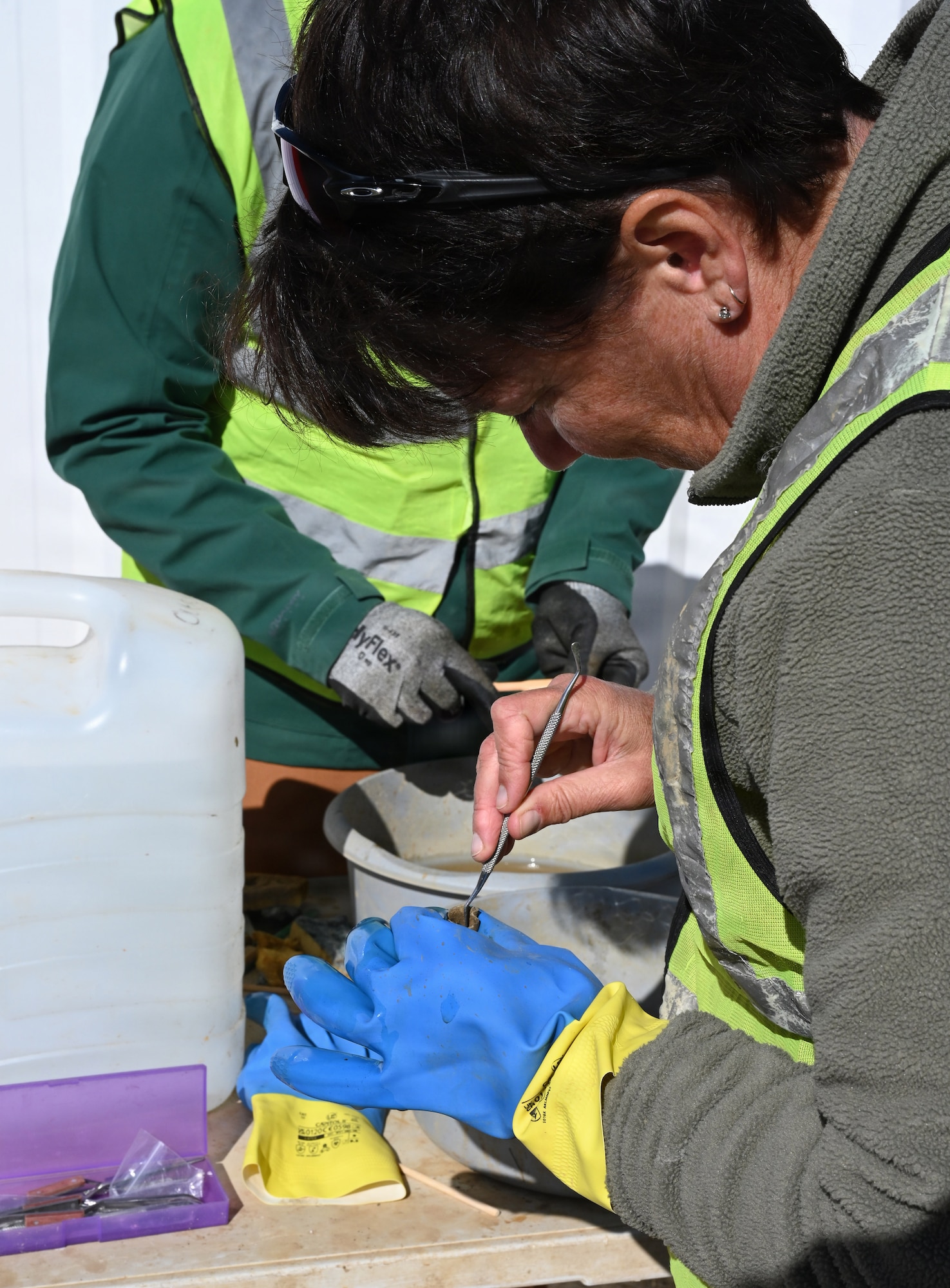 In January 1944, U.S. Army Air Forces 2nd. Lt. Lester Lowry was flying a P-47 Thunderbolt out of RAF Bodney, Norfolk, on a training flight over Essex, when he was involved in an accident as the aircraft dove vertically at speed and crashed into a field. Lowry was the only person on the plane and according to local residents at the time, did not have the opportunity to bail out.