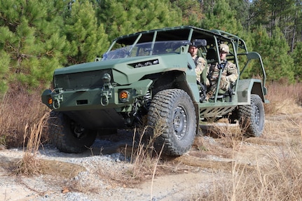 116th MBCT Soldiers field Infantry Squad Vehicle
