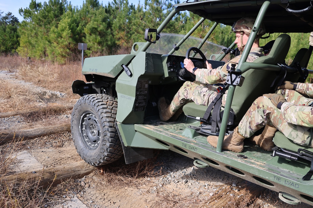116th MBCT Soldiers field Infantry Squad Vehicle