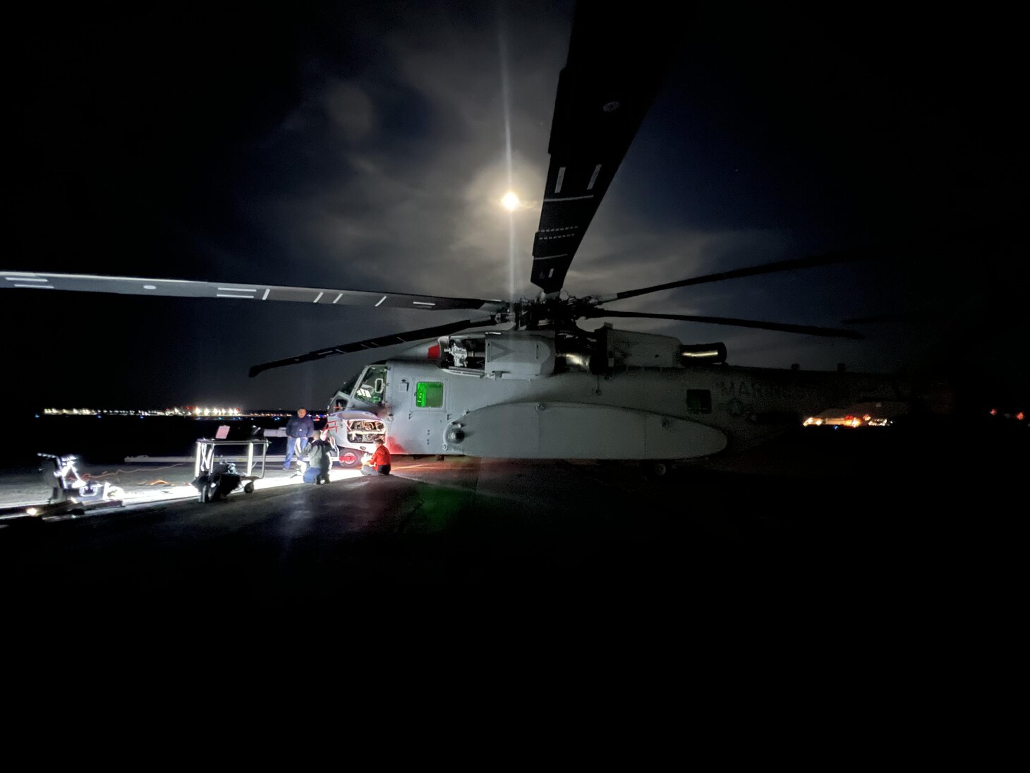 CH-53K King Stallion helicopter gets new search lights with the added benefit of lower cost per unit and short lead time.