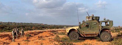 Pontiac-based A Troop, 2nd Squadron, 106th Cavalry Regiment protected U.S. personnel and equipment in the Horn of Africa.