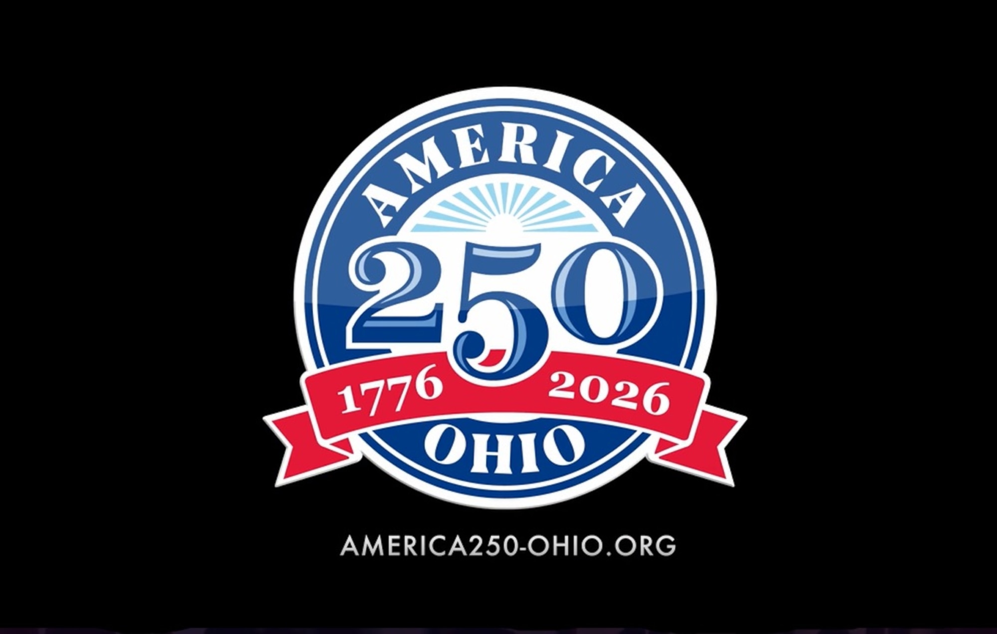 Logo commemorating Ohio innovation and trailblazers as part of the America 250 celebration.