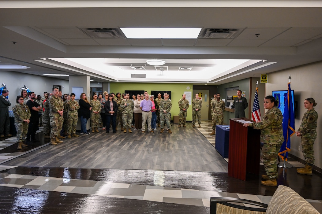 people stand in a group