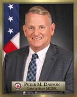 Command Board Photo for the Chief of Staff of MCIPAC
