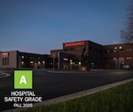 Photo of MOMMC Emergency room with display of A hospital safety grade