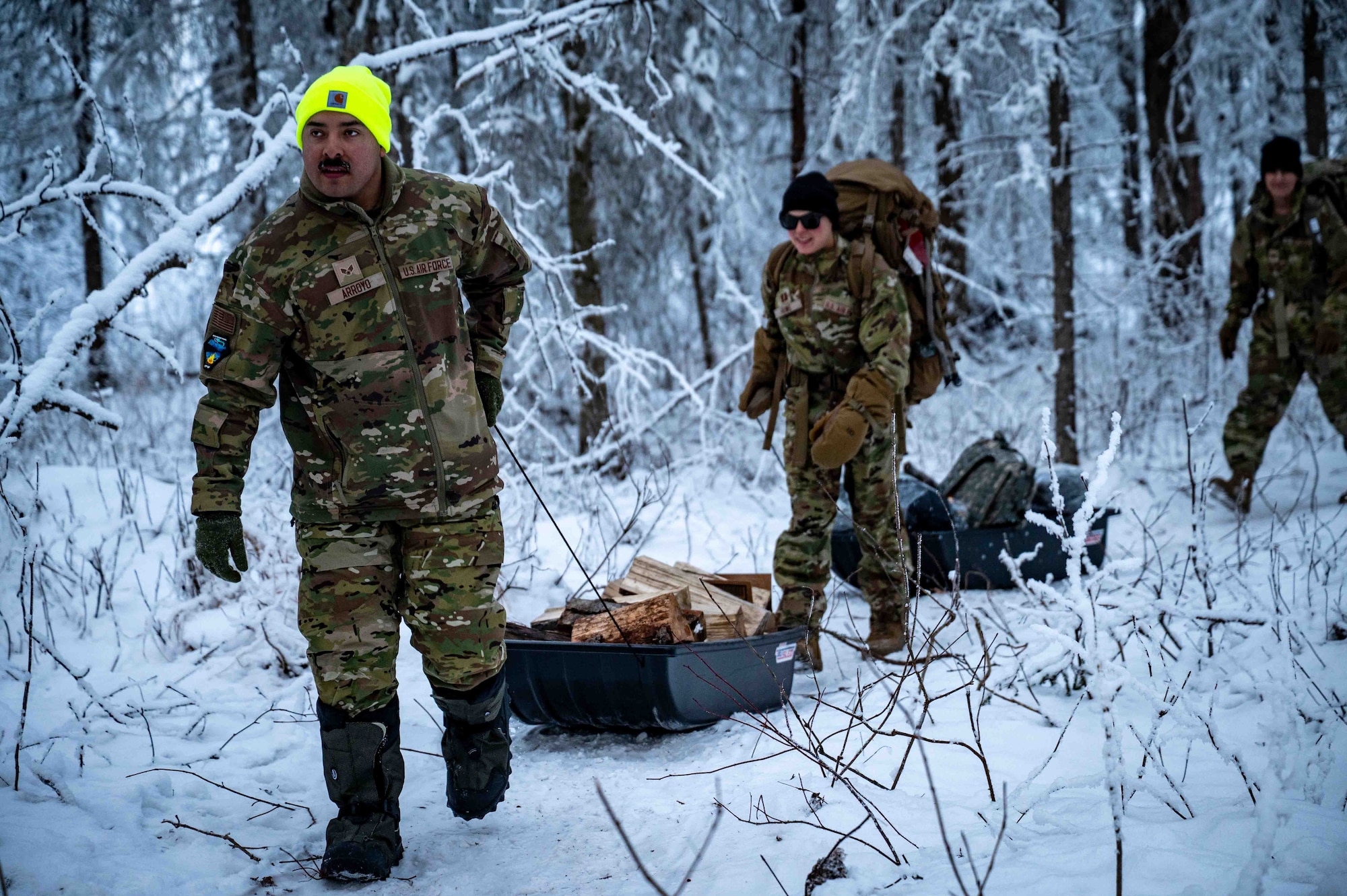 Airmen participate in Arctic Resiliency Training