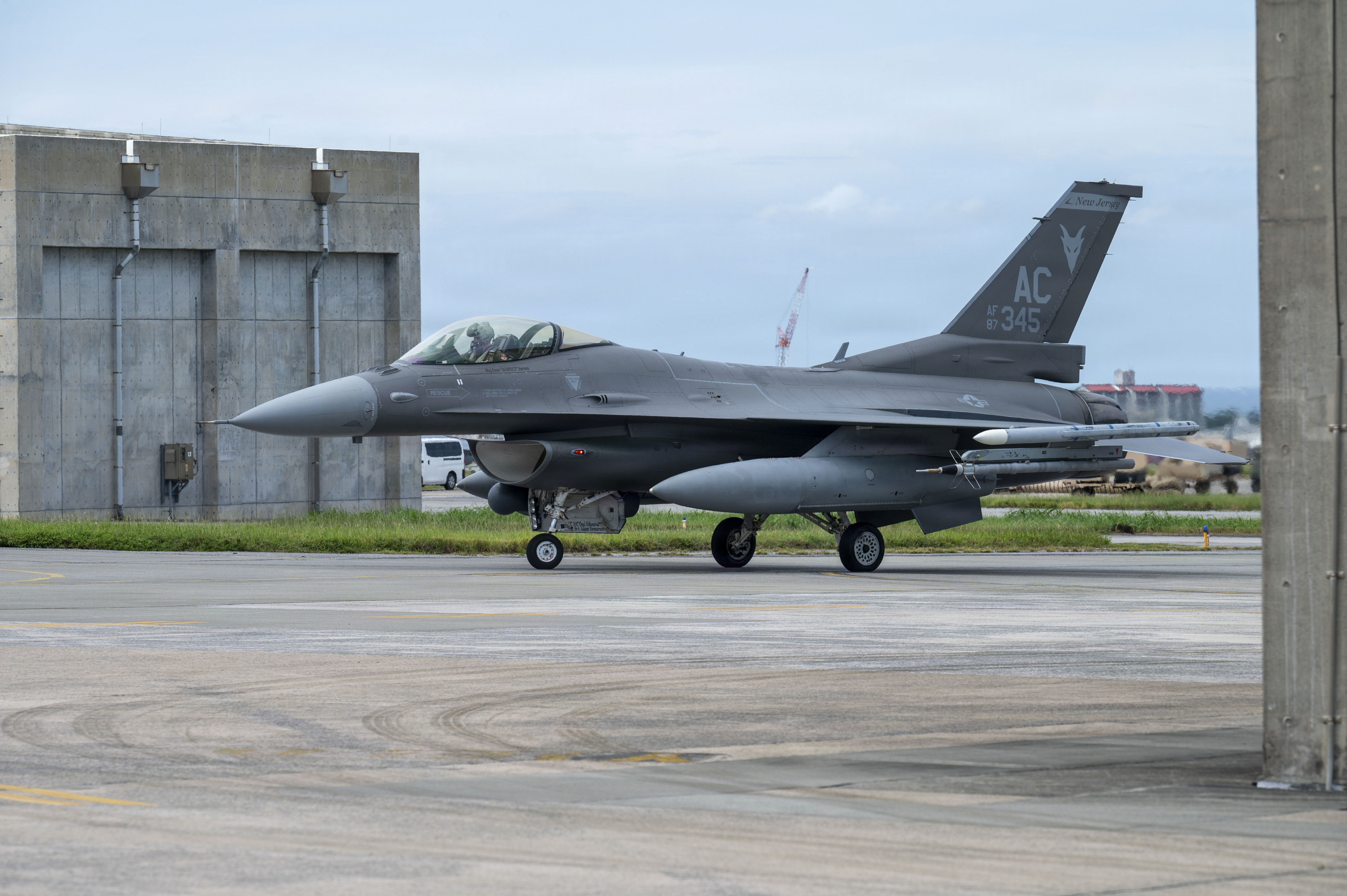 New Jersey F-16s round out latest U.S. fighter rotation at Kadena