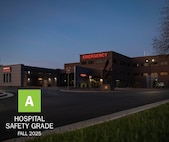 Photo of MOMMC Emergency room with display of A hospital safety grade