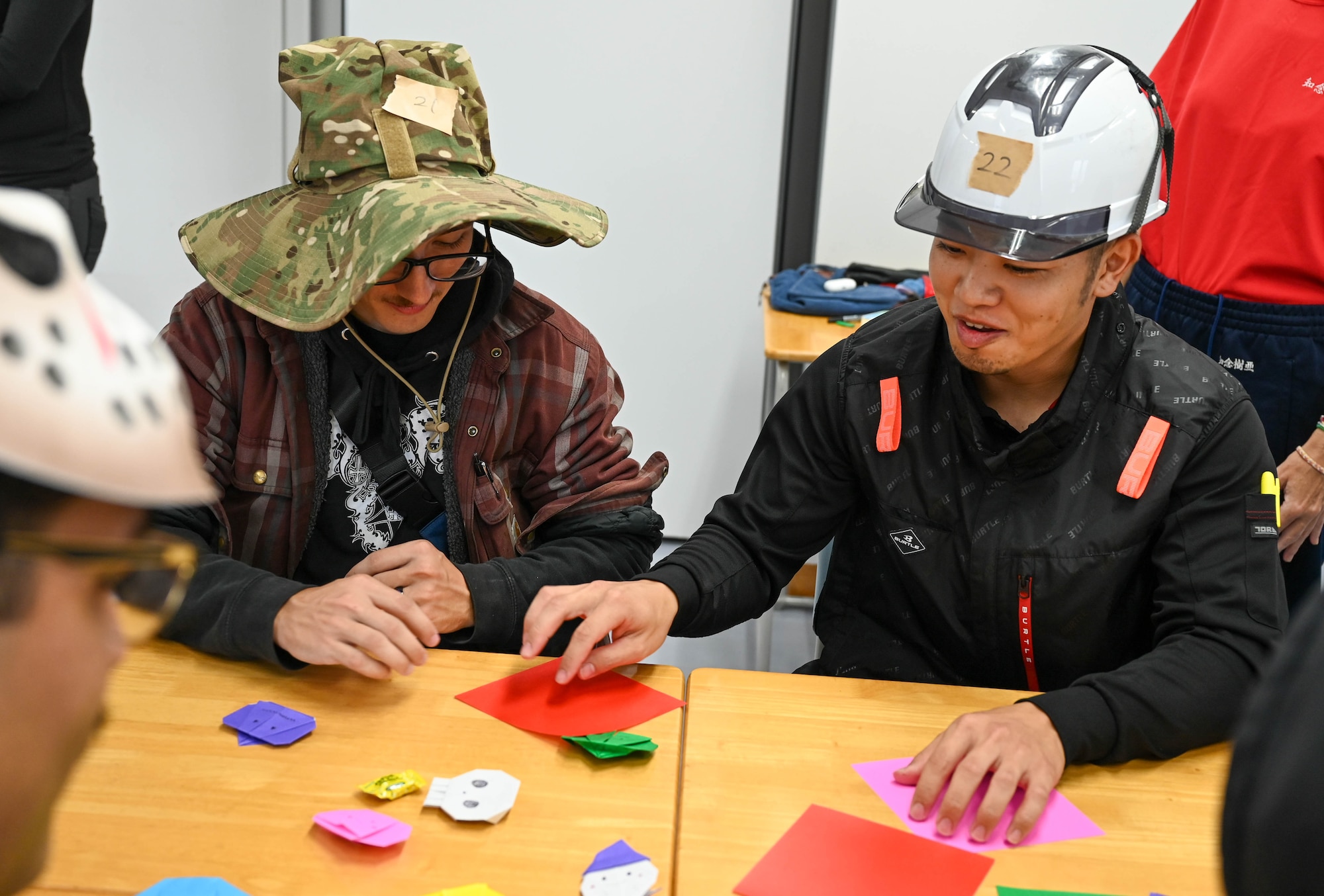 Service member and local playing games.
