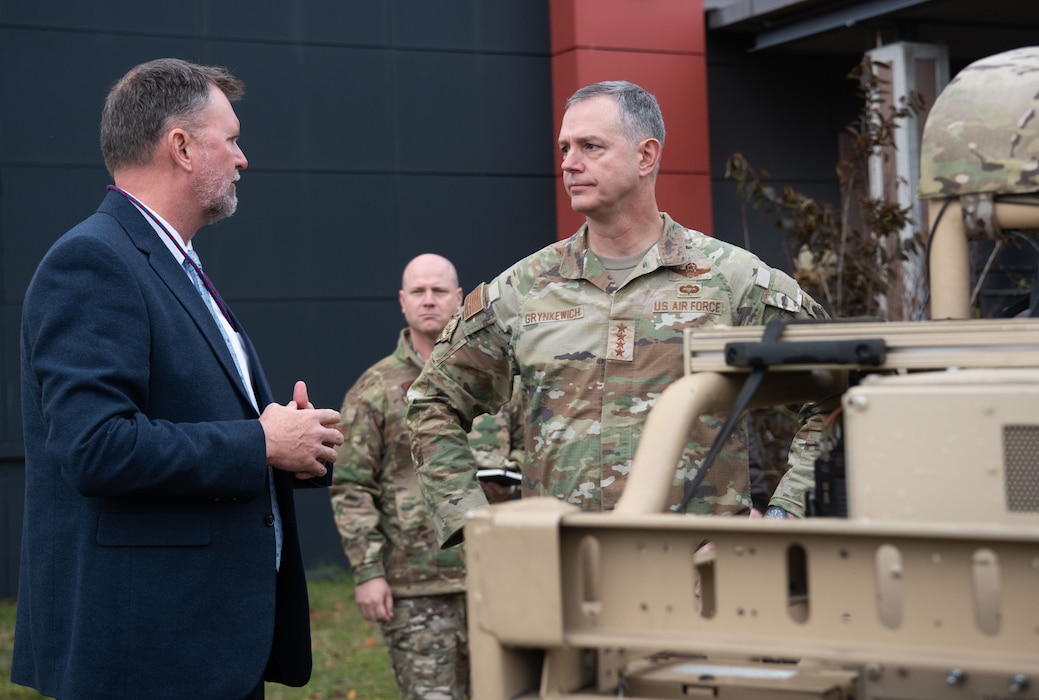 General receives brief