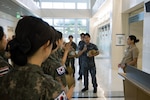 Republic of Korea (ROK) Military Nursing Academy cadets tour U.S. Naval Hospital Guam, Nov. 14, 2025. The cadets were participants in the Joint Cruise Training Task Group, which includes the island of Guam as one of their training stops, and spent the day at USNH Guam interacting with their U.S. Navy counterparts.