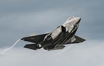 F-35 flying