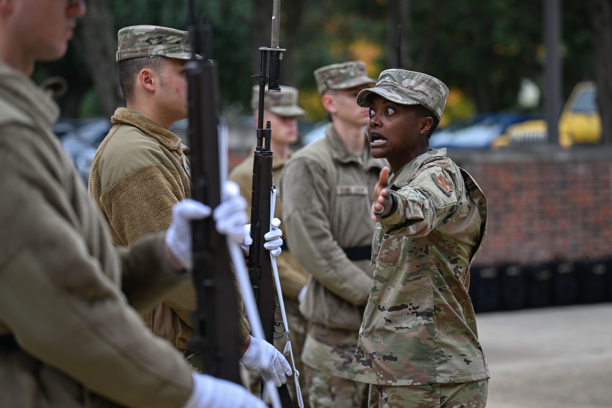 air force honor guard tech school
