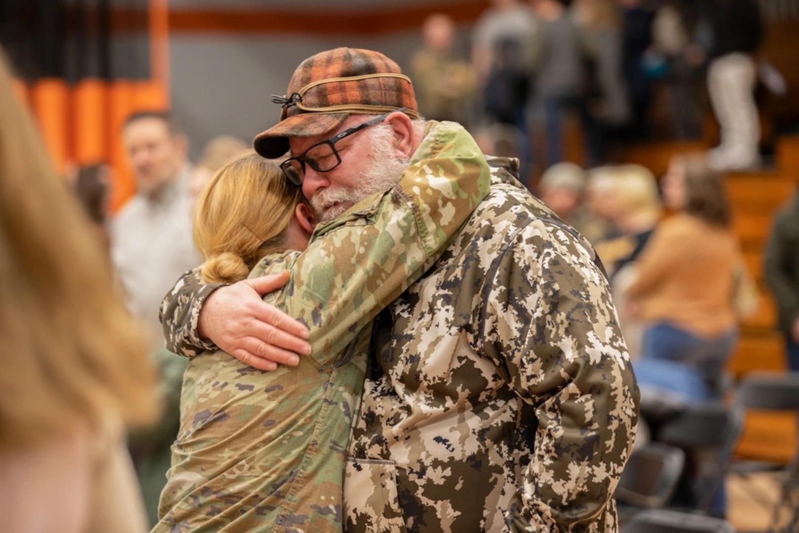The Wisconsin Army National Guard’s 1st Battalion, 121st Field Artillery Regiment held a mobilization send-off ceremony in Hartford, Wis. Nov. 30, 2025. Soldiers assigned to Alpha Battery, 1-121 Field Artillery Regiment were honored in the ceremony before departing to the U.S. Central Command area of responsibility to provide High Mobility Artillery Rocket System (HIMARS) capabilities and work alongside strategic partners in the region.