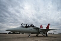 T-7A Red Hawk parked on flightline