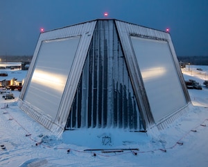 The Long Range Discrimination Radar (LRDR) at Clear Space Force Station, Alaska, is a multi-mission, multi-face radar designed to provide search, track and discrimination capability in support of homeland defense.