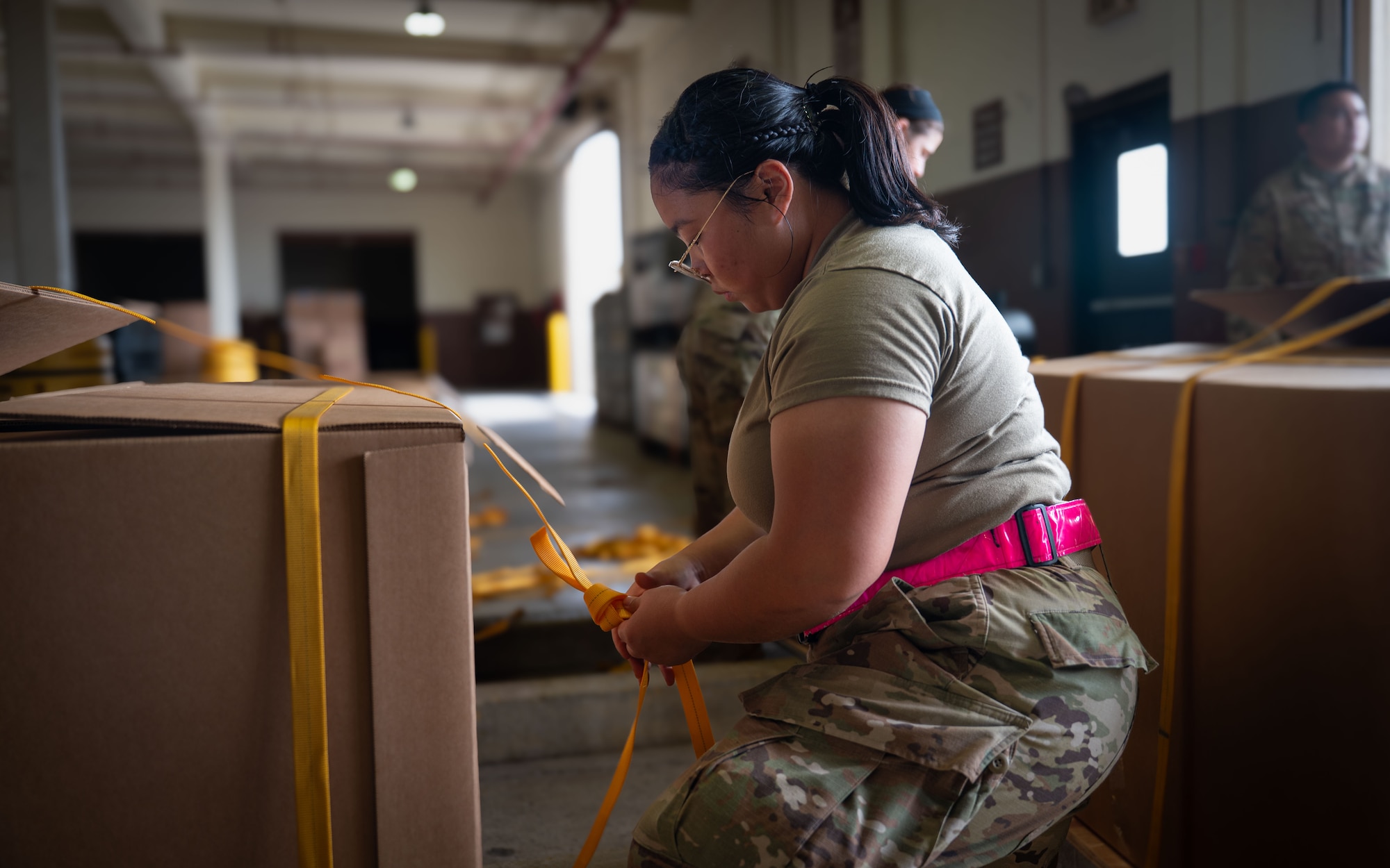 Airman secures bundle